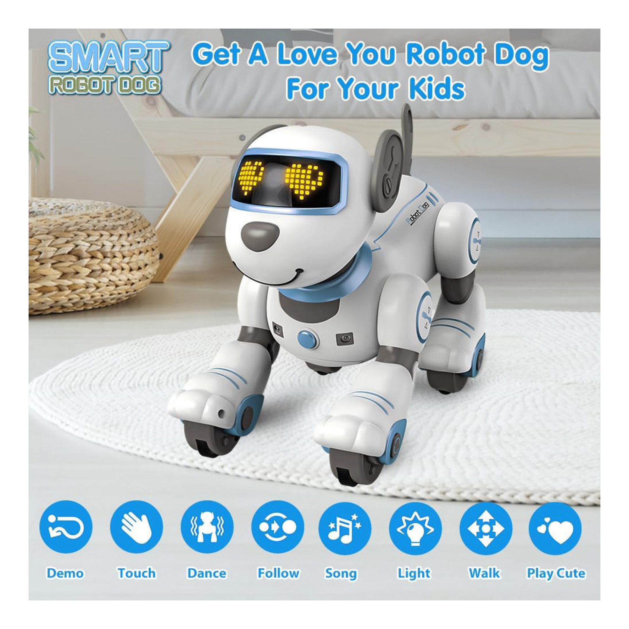 Інтерактивна іграшка Робот-Собака з 17 функціями